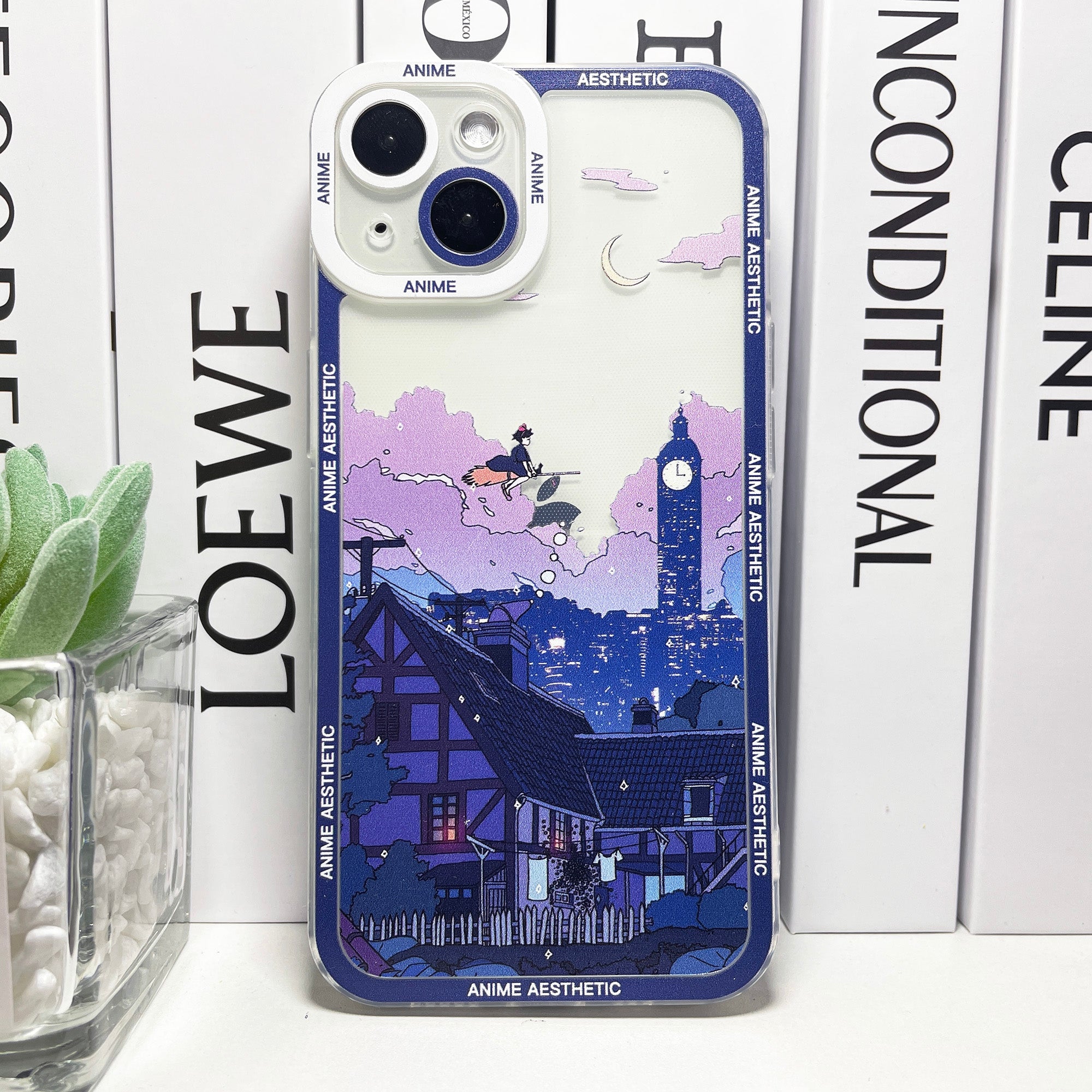 Anime Aesthetic Silicone iPhone Case