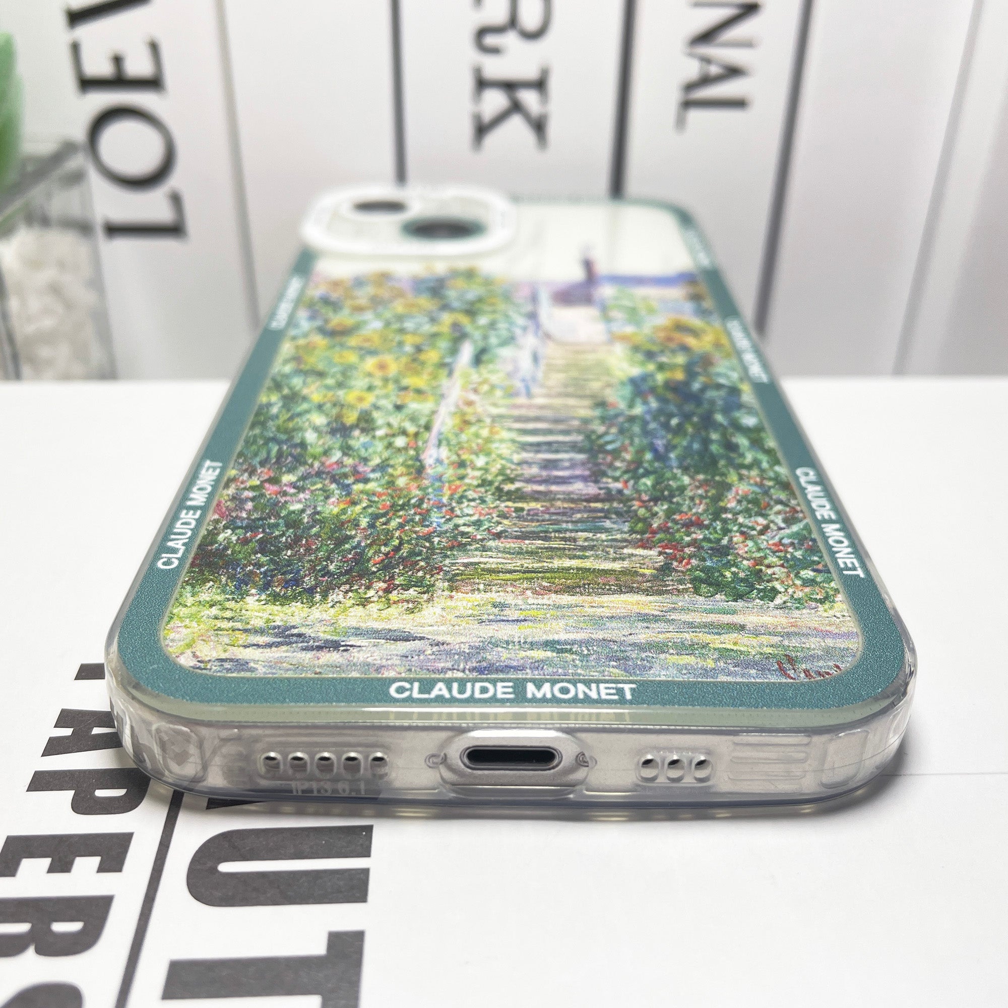 Claude Monet Painting Art Aesthetic Silicone iPhone Case