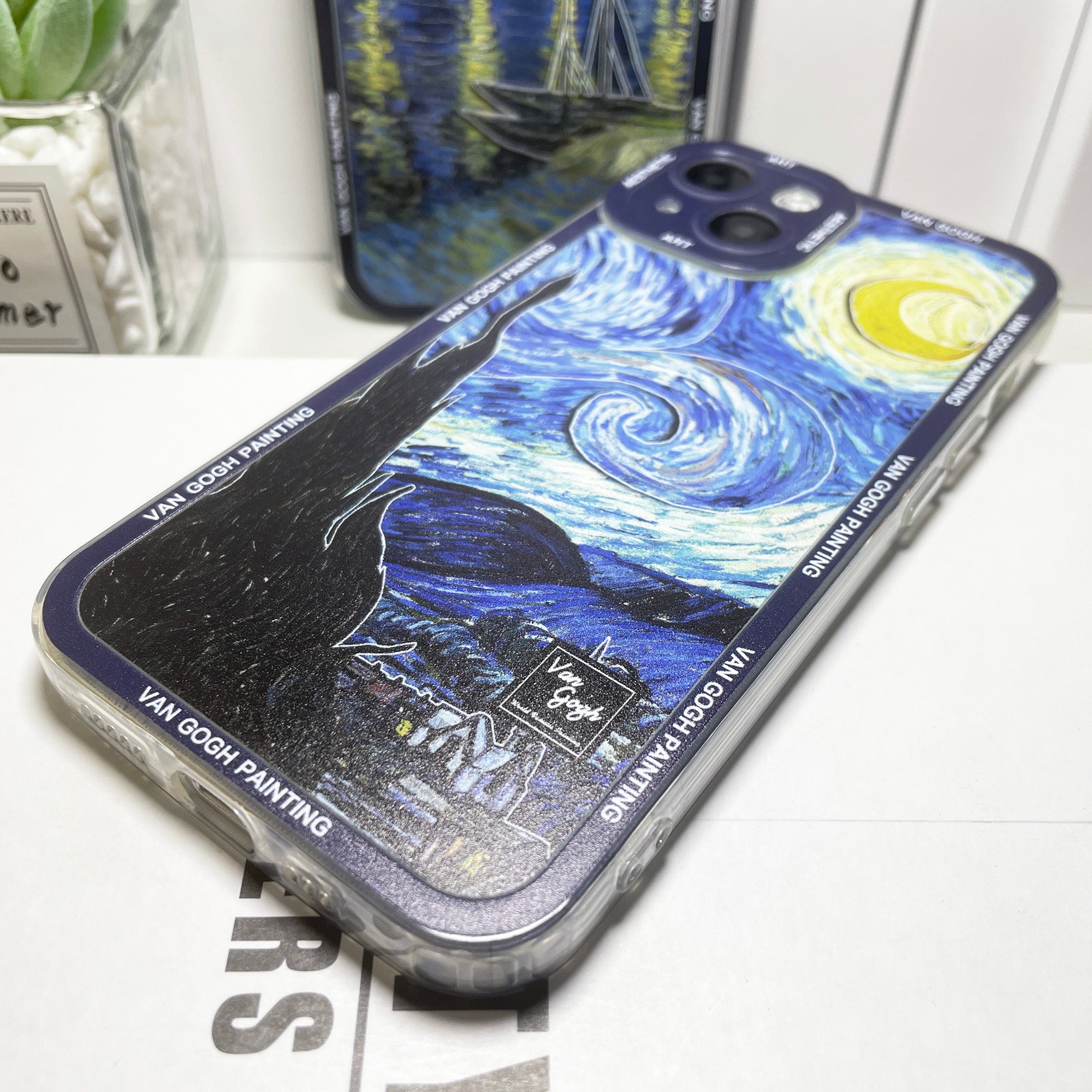 Van Gogh Art Aesthetic Silicone iPhone Case