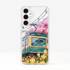 Japanese Scenic Cherry Blossom Train Phone Case