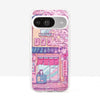 Cute Cat and Pink Cherry Blossom Phone Case