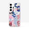 Coquette Collage Preppy and Cute Blue Pink Aesthetic Phone Case